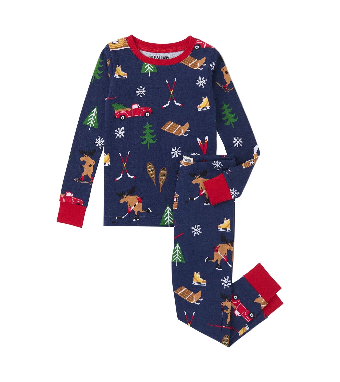 Winter Cabin Kids Pyjama Set