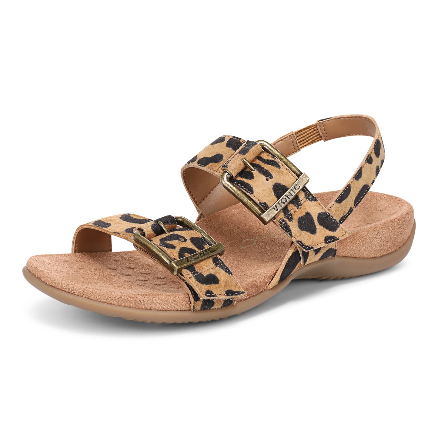 Reese Slingback Sandal - Tan Leopard
