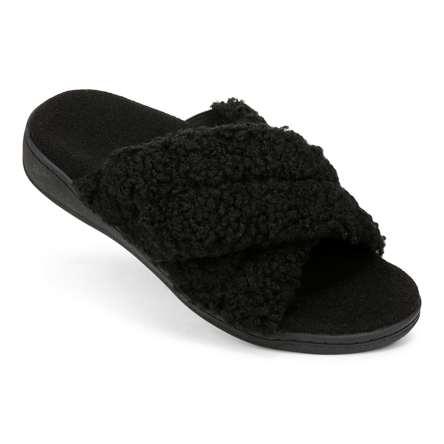 Relax II Slipper - Black Shearling