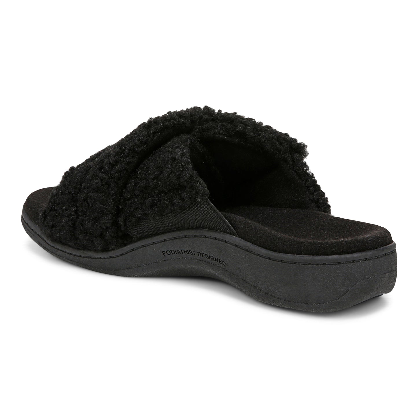 Relax II Slipper - Black Shearling