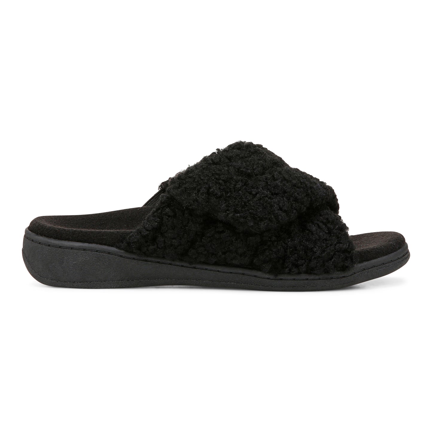 Relax II Slipper - Black Shearling