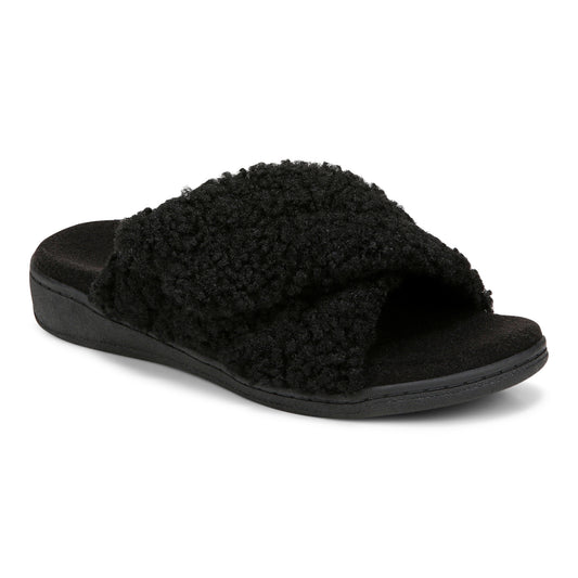 Relax II Slipper - Black Shearling