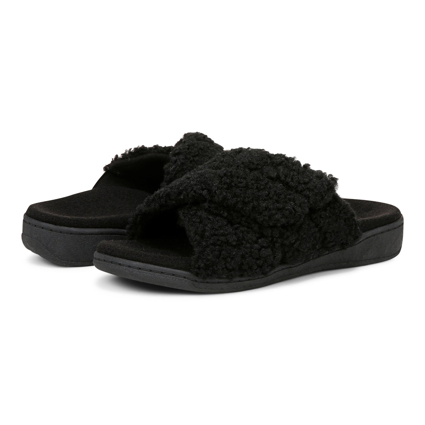Relax II Slipper - Black Shearling