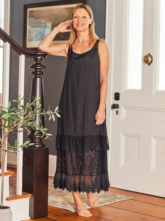 Camille Slip - Black