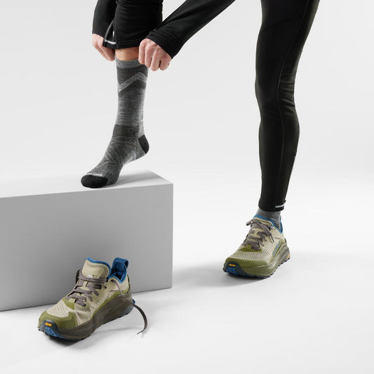Run Mid Crew Pattern Socks