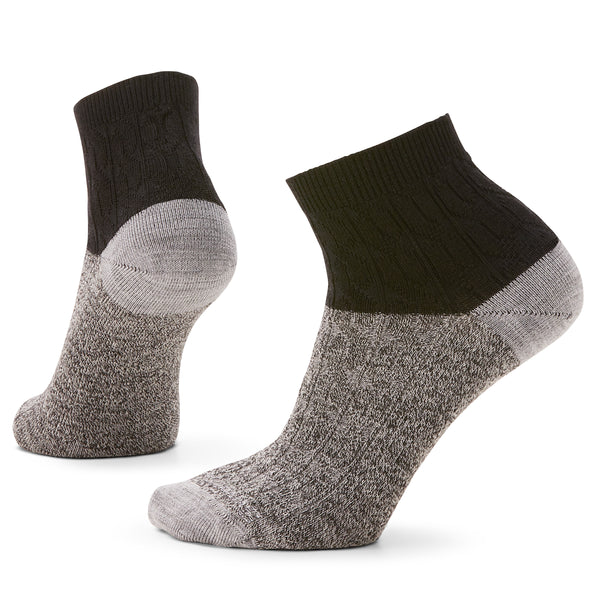 Women's Everyday Cable Ankle Boot Socks