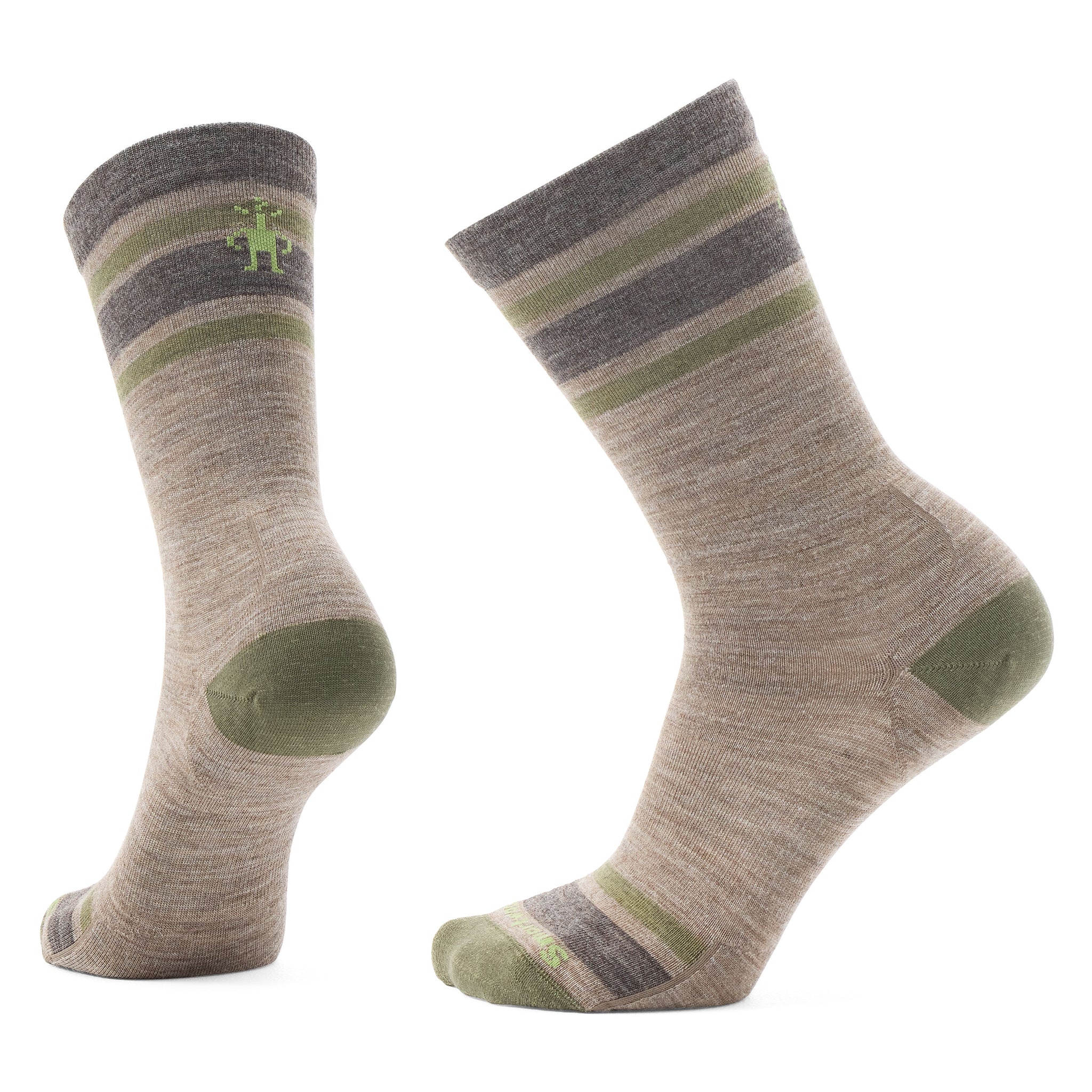 Everyday Top Split Stripe Crew Socks