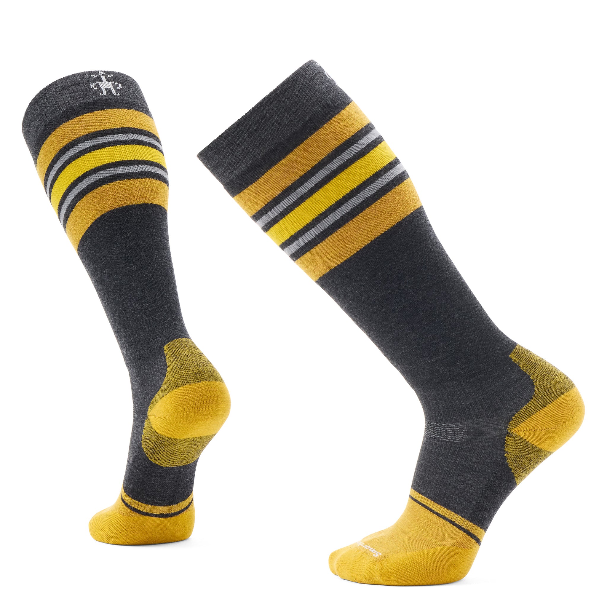 Snowboard Stripe Extra Stretch Over The Calf Socks