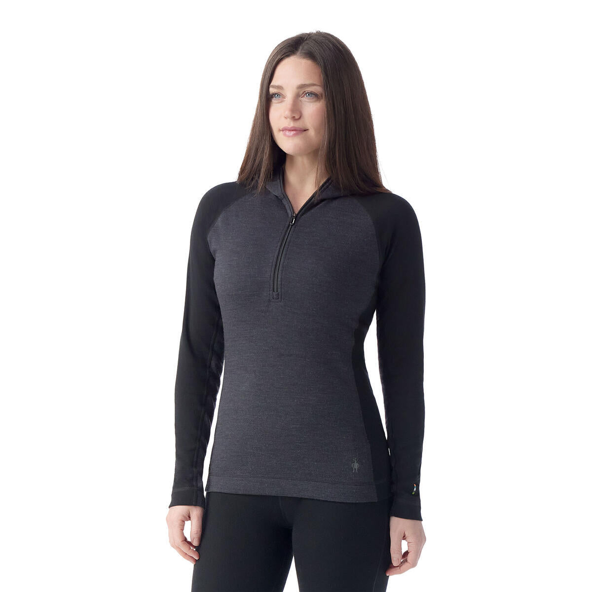 Women's Classic Thermal Merino Base Layer 1/2 Zip Hoodie