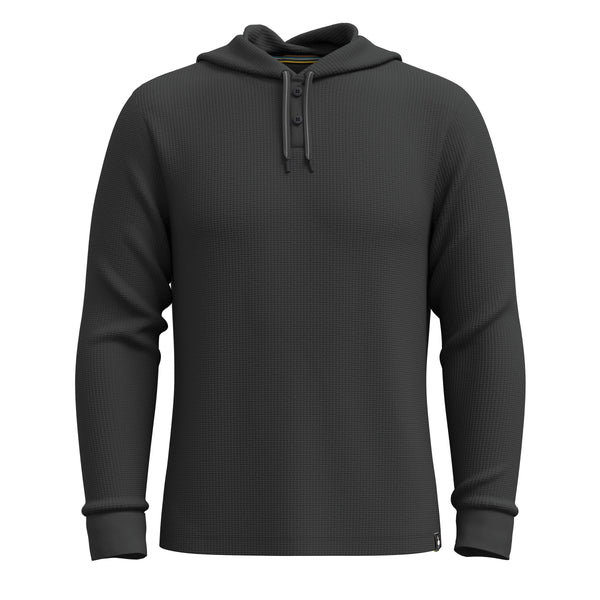 Men's Waffle Henley Hoodie