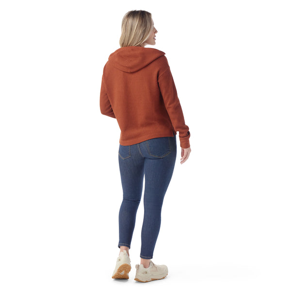 Women's Waffle Hoodie - Pecan