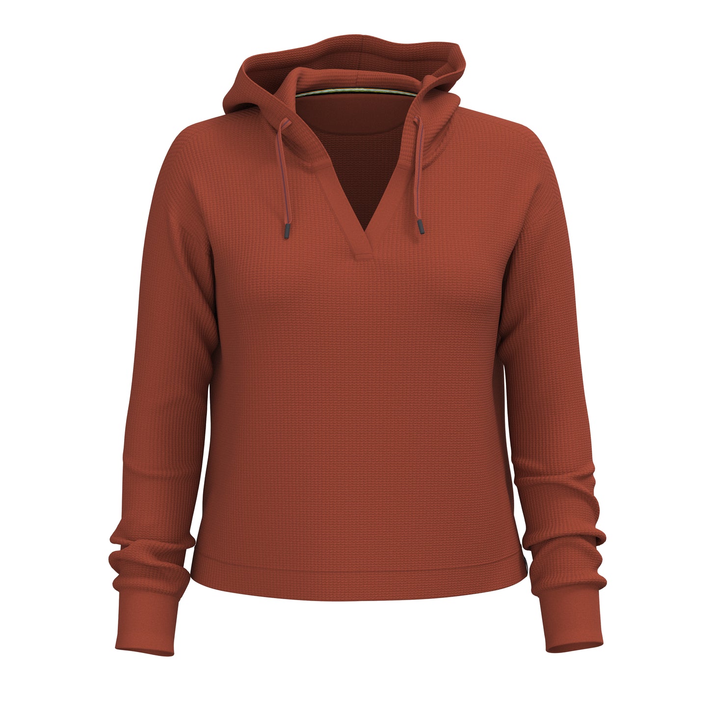 Women's Waffle Hoodie - Pecan LAST ONE SIZE MEDIUM