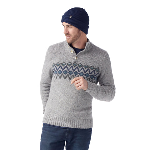 Men's Heavy Henley Sweater