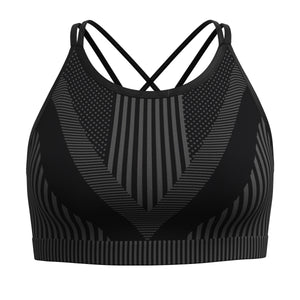 Women's Intraknit Strappy Bra - Black