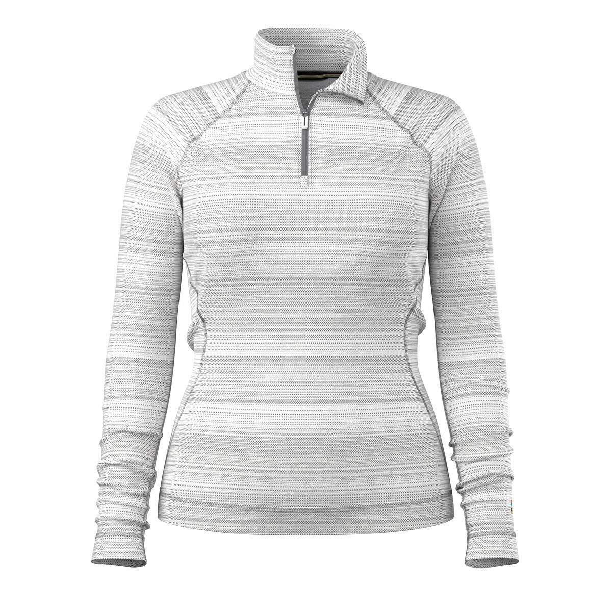 Women's Merino 250 Baselayer 1/4 Zip - Light Grey Color Shift