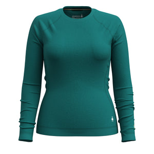 Women's Classic Thermal Merino Base Layer Crew - Emerald Green