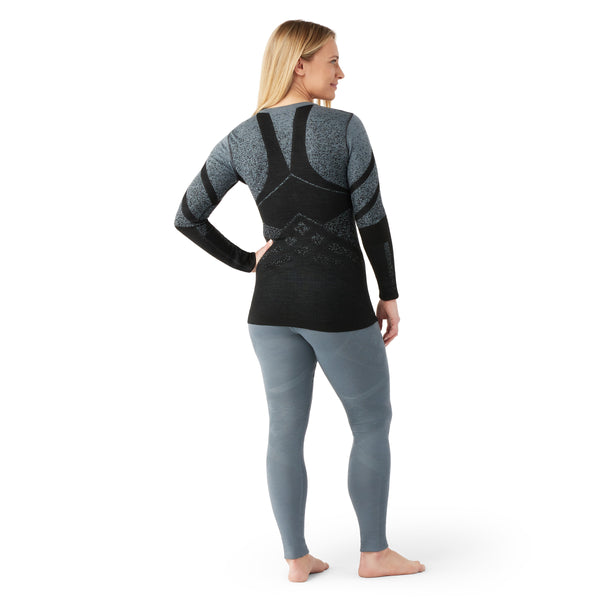 Women's Intraknit Thermal Merino Base Layer Pattern Crew