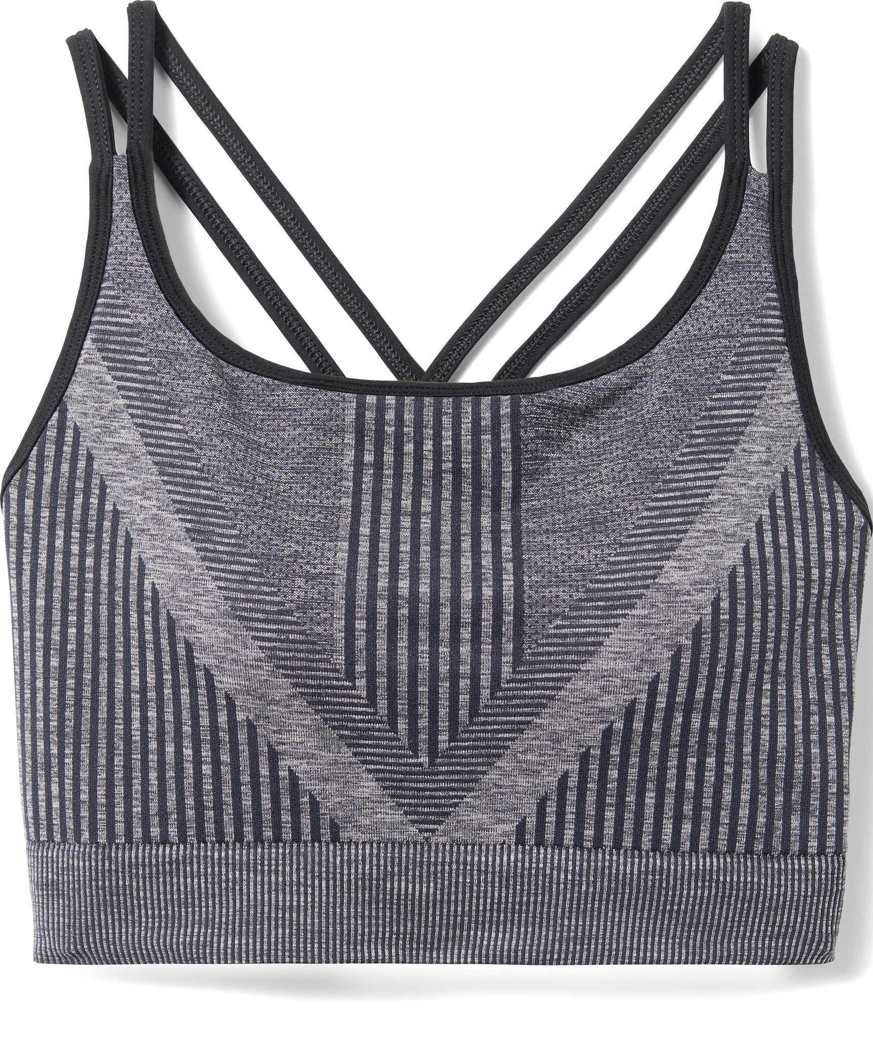 Women's Intraknit Strappy Bra - Black
