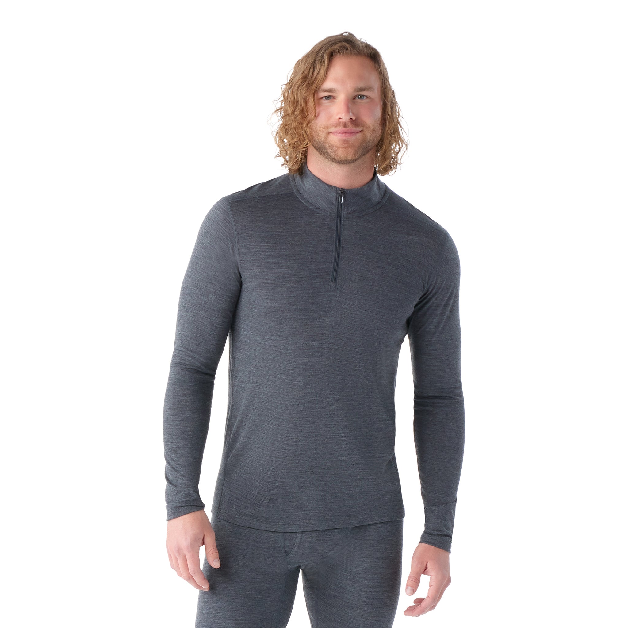 Men's Classic Baselayer 1/4 Zip - Iron Heather