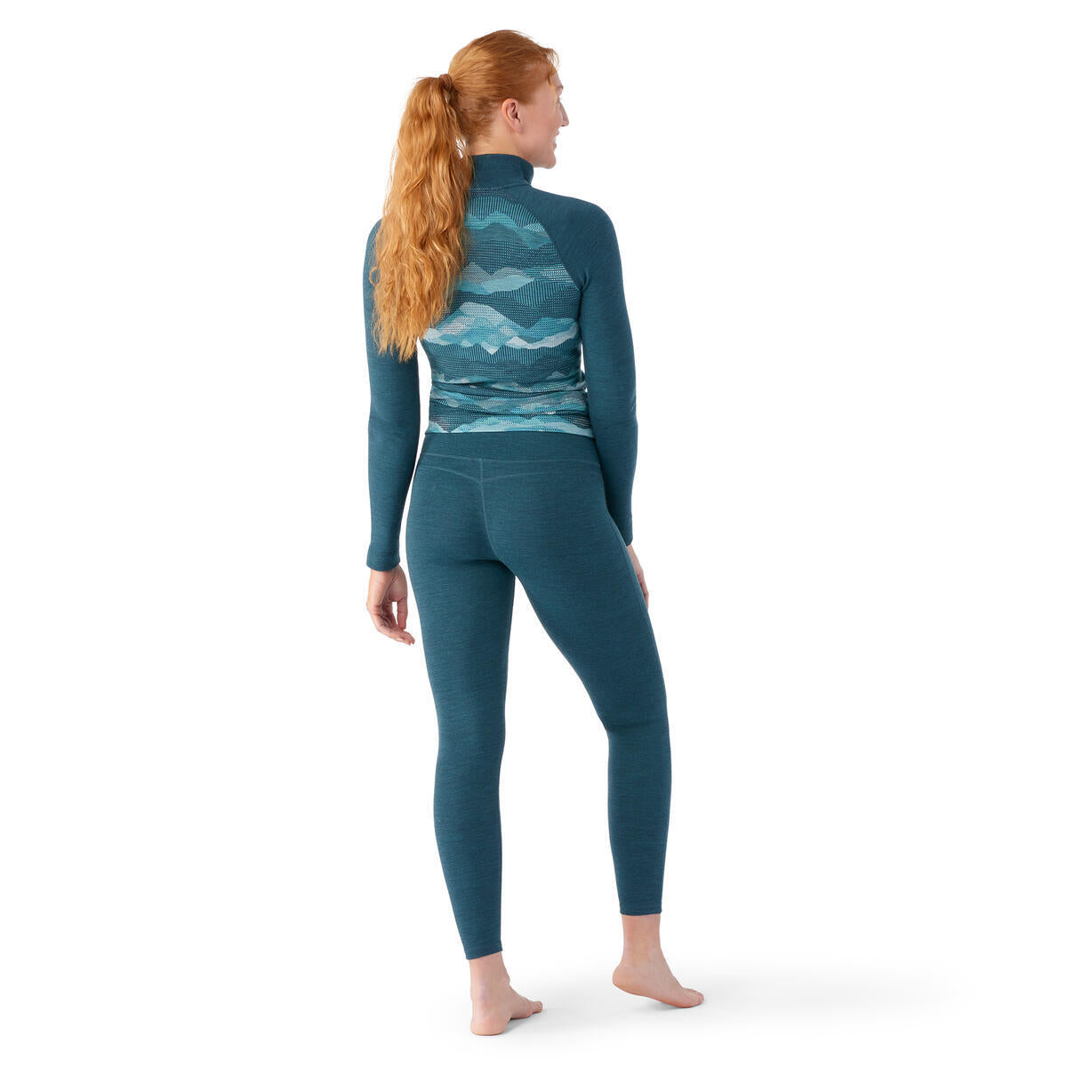Women's Classic Thermal Merino Base Layer Bottom - Twilight Blue Heather