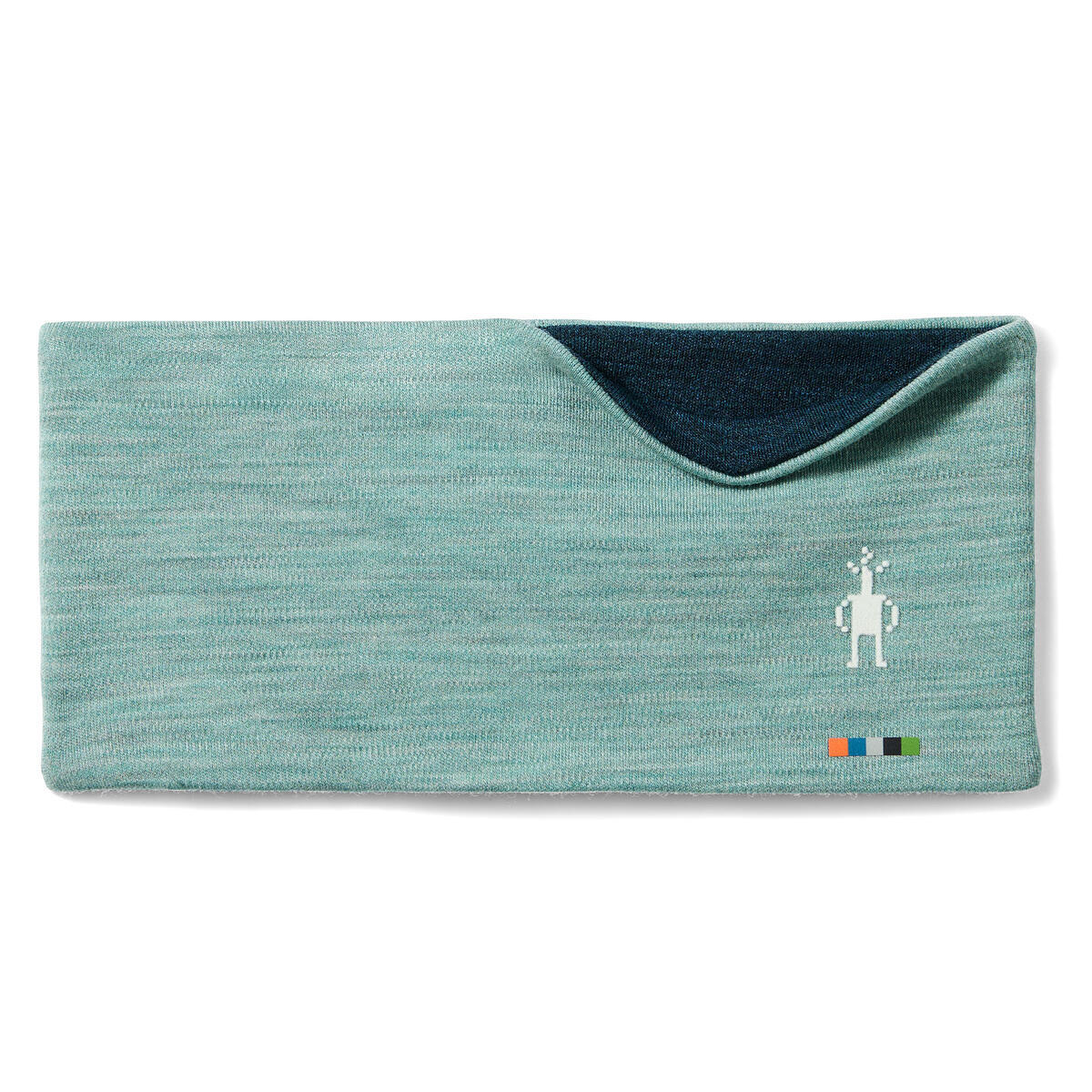 Merino 250 Reversible Headband - Arctic Green/Twilight Blue