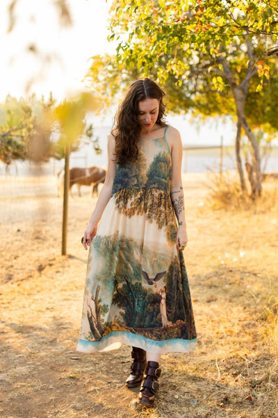 Bohemian slip dress top