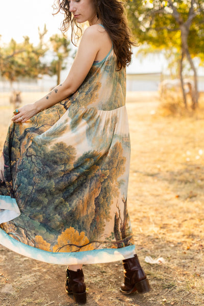 Bohemian slip dress top
