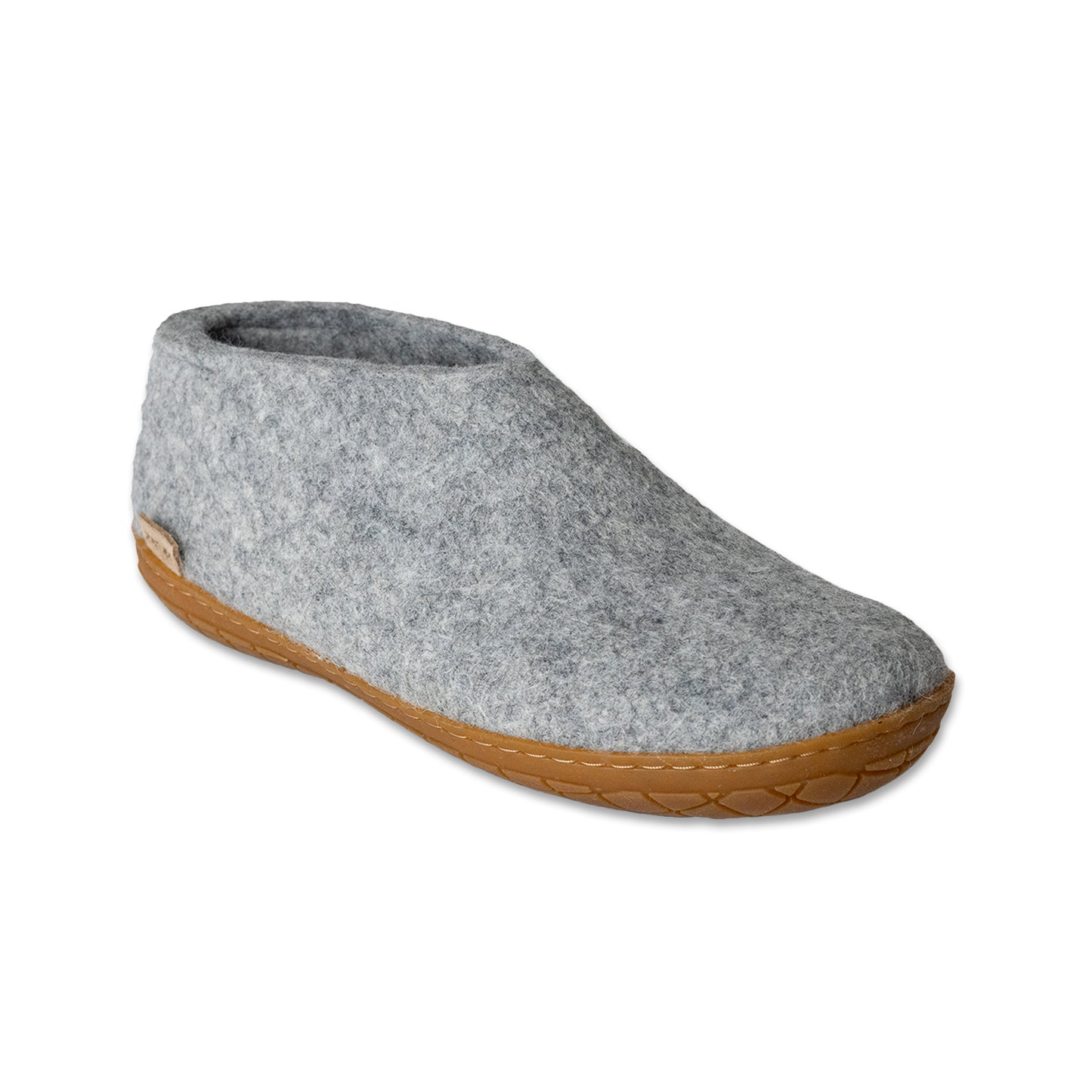 Glerups Shoe - Grey with Rubber Sole