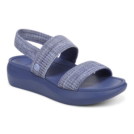 Sky Platform Slingback Sandal - Marlin Blue