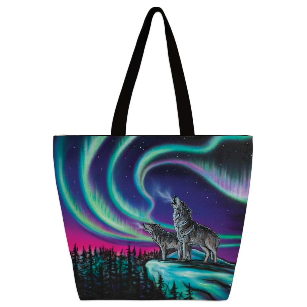 Sky Dance Wolf Song - Tote Bag