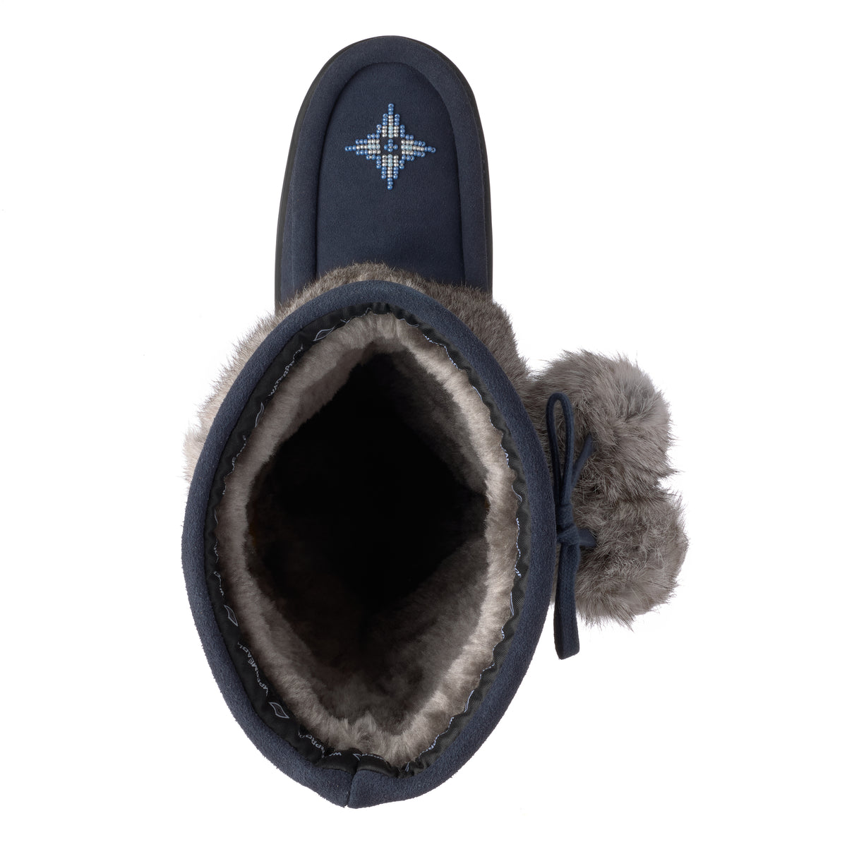 Mukluk Búho Nival Impermeable - Ante Azul Marino