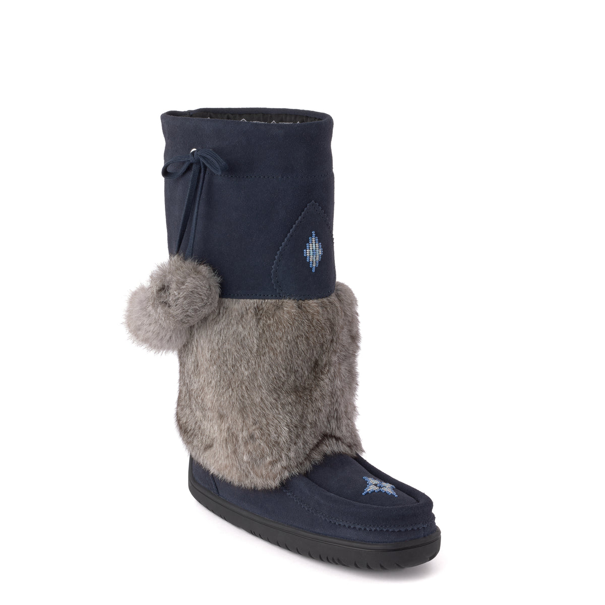 Mukluk Búho Nival Impermeable - Ante Azul Marino