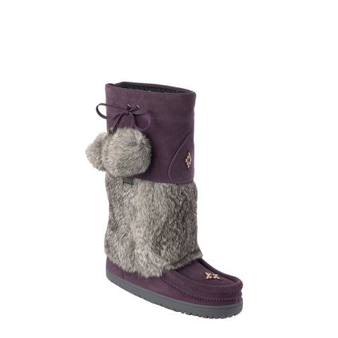 Snowy Owl Waterproof Mukluk - Plum