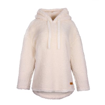 Sudadera Sherpa con capucha - Blanca