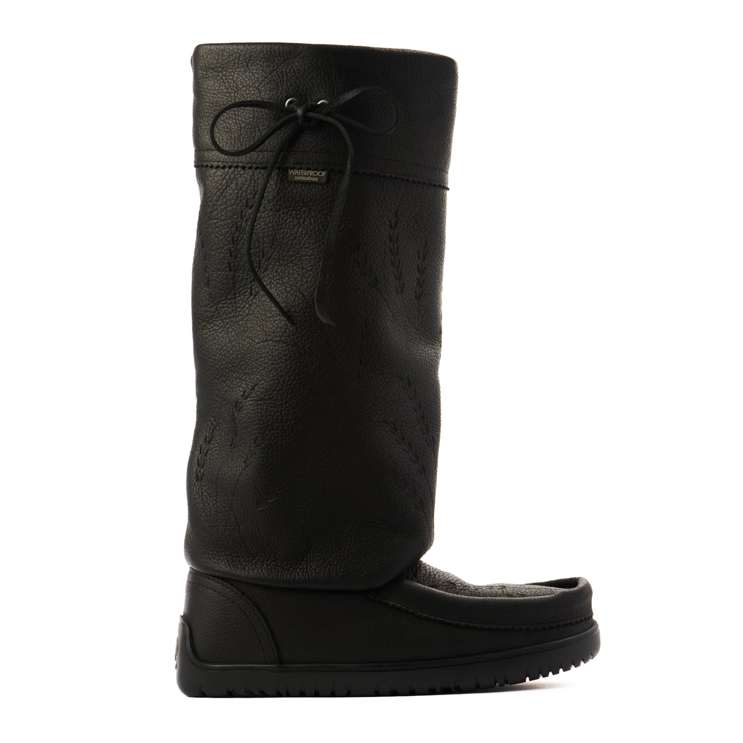 Waterproof Tall Gatherer Grain - Black