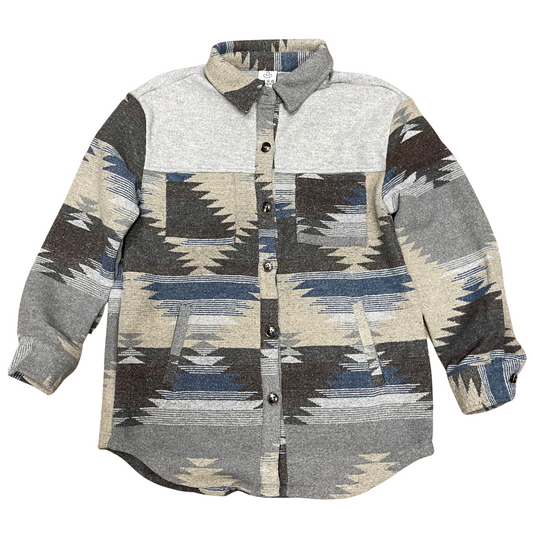 Aztec Jackets - Blue/Grey LAST ONE SIZE XS