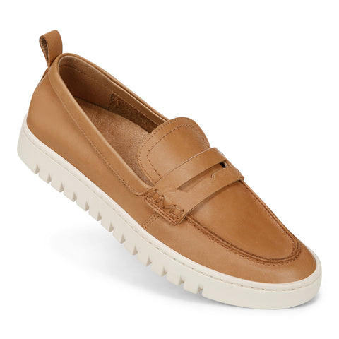 Uptown Loafer - Camel Leather