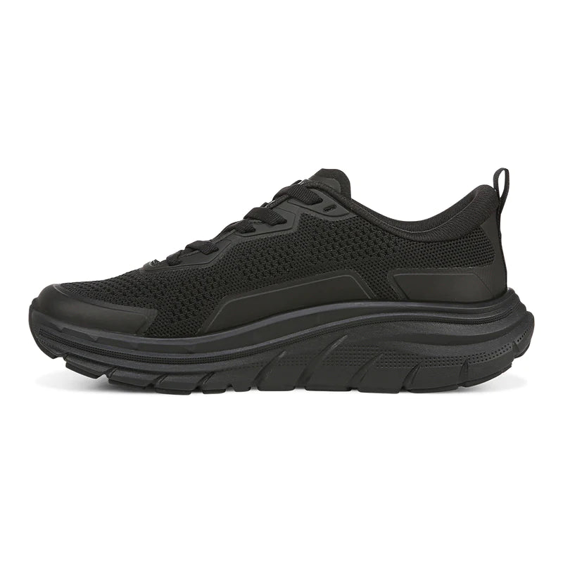 Walk Max Lace up Sneaker - Black