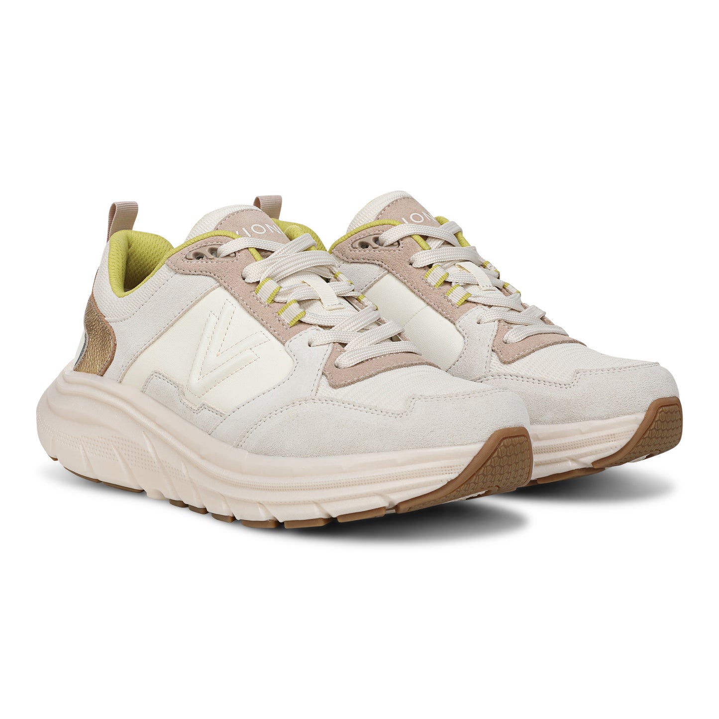 Walk Max Skyline Sneaker - Ivory/Gold