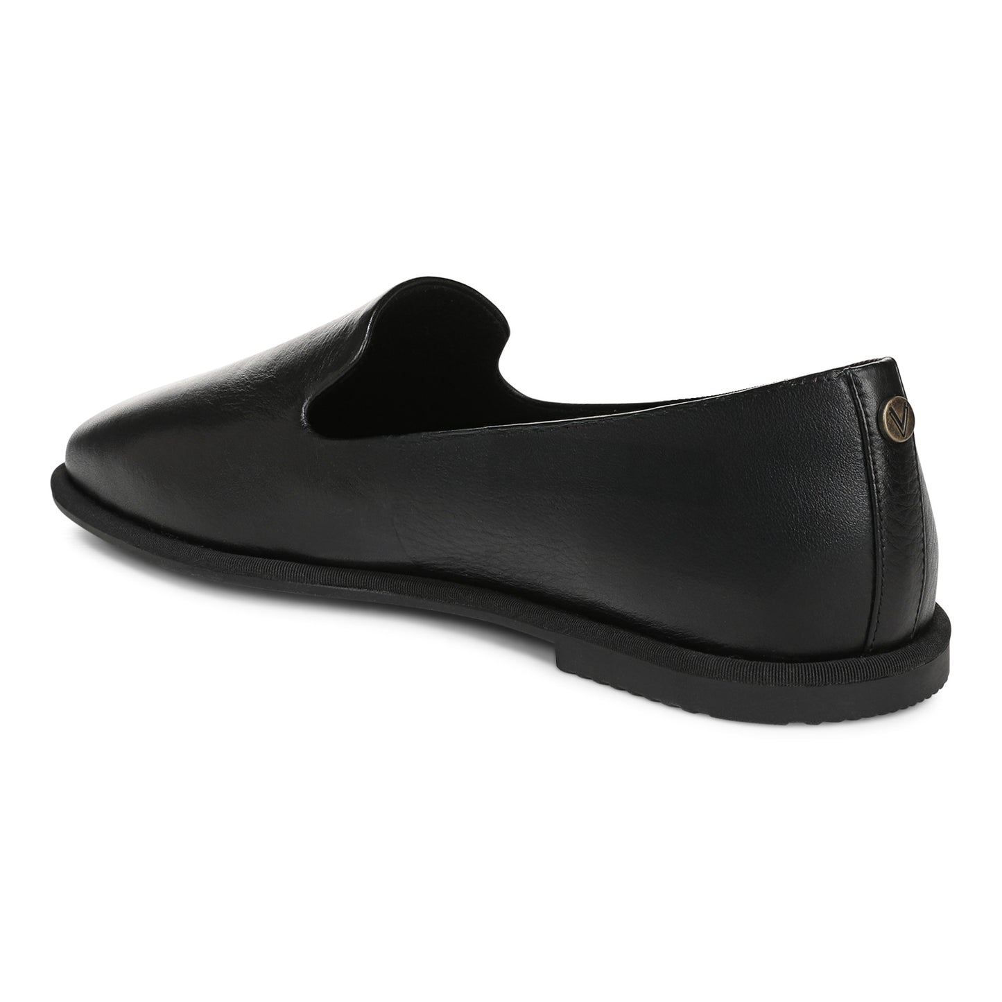 Willa 2.0 Slip On Flat - Black Leather