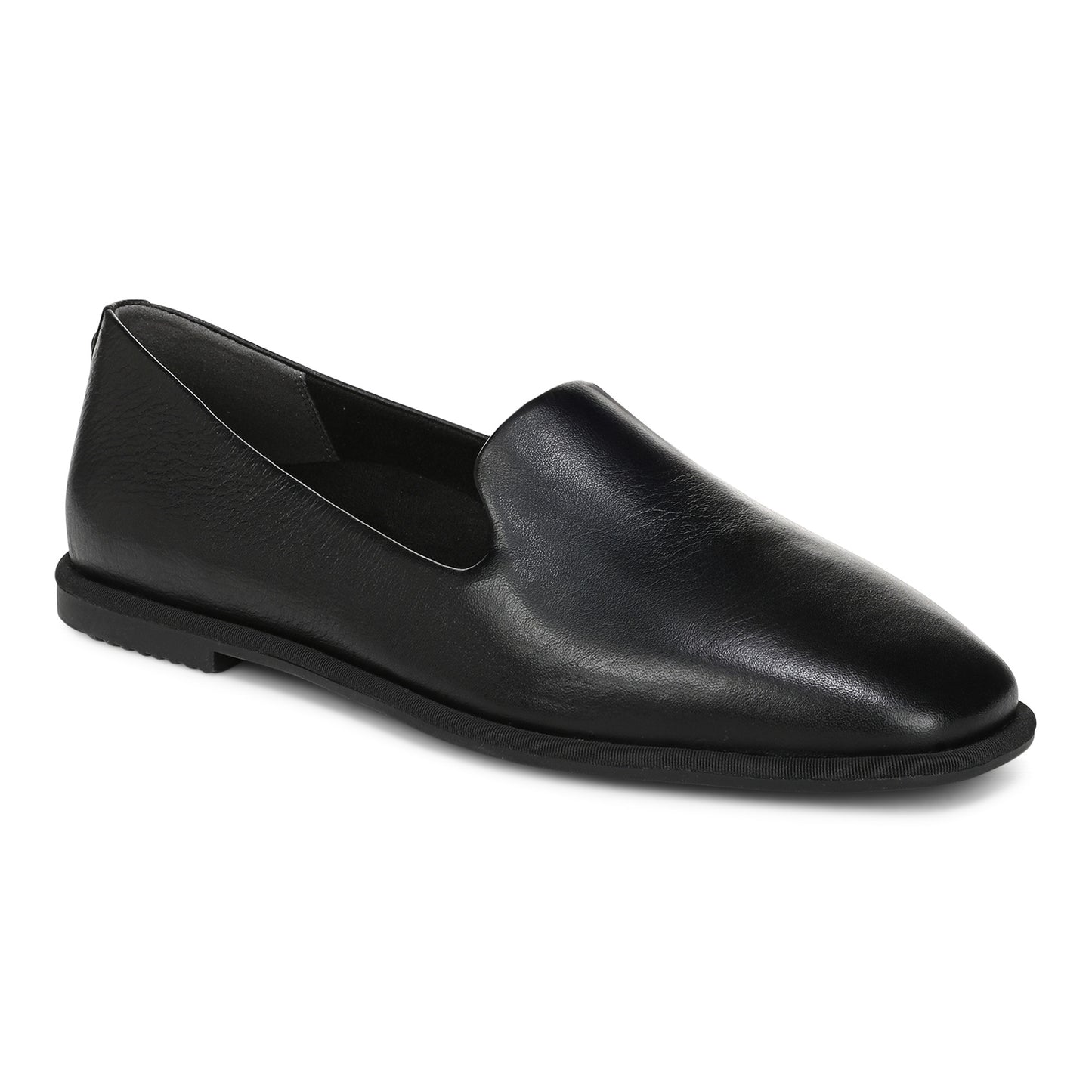 Willa 2.0 Slip On Flat - Black Leather