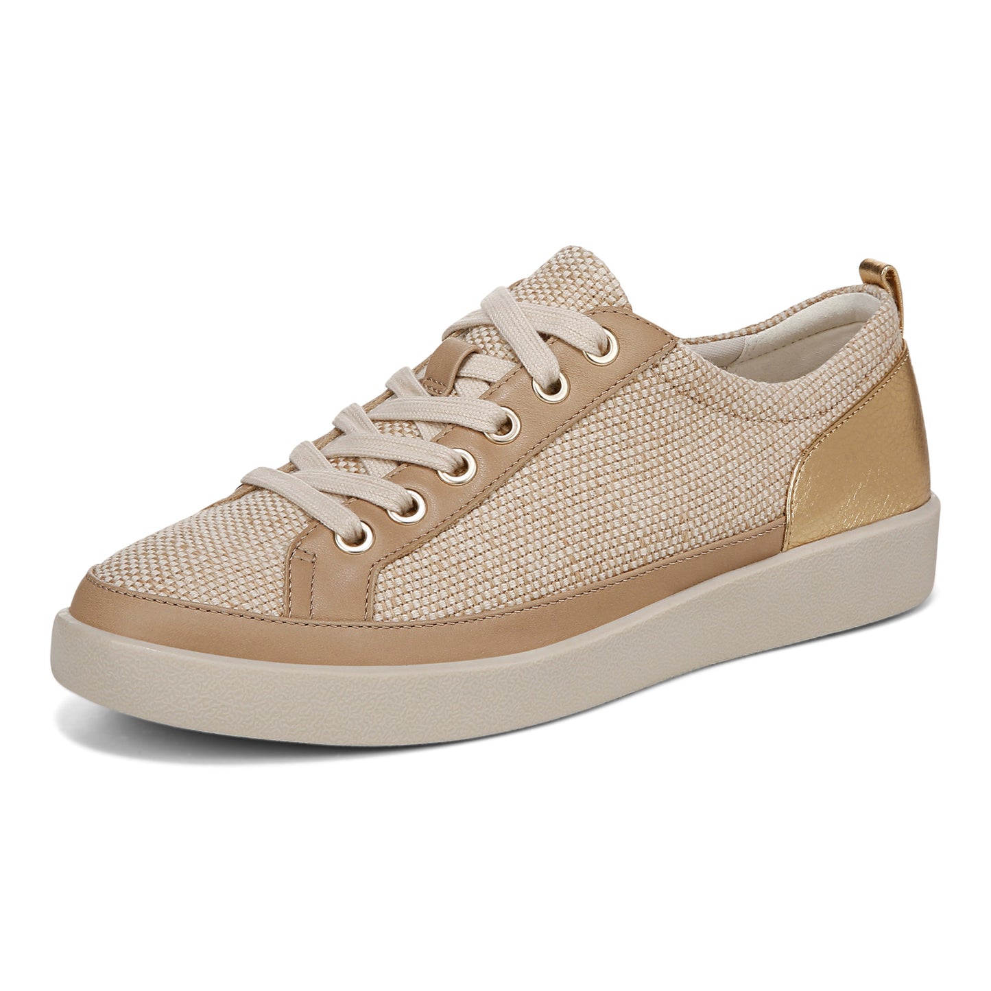 Winny Sneaker - Natural Gold Linen