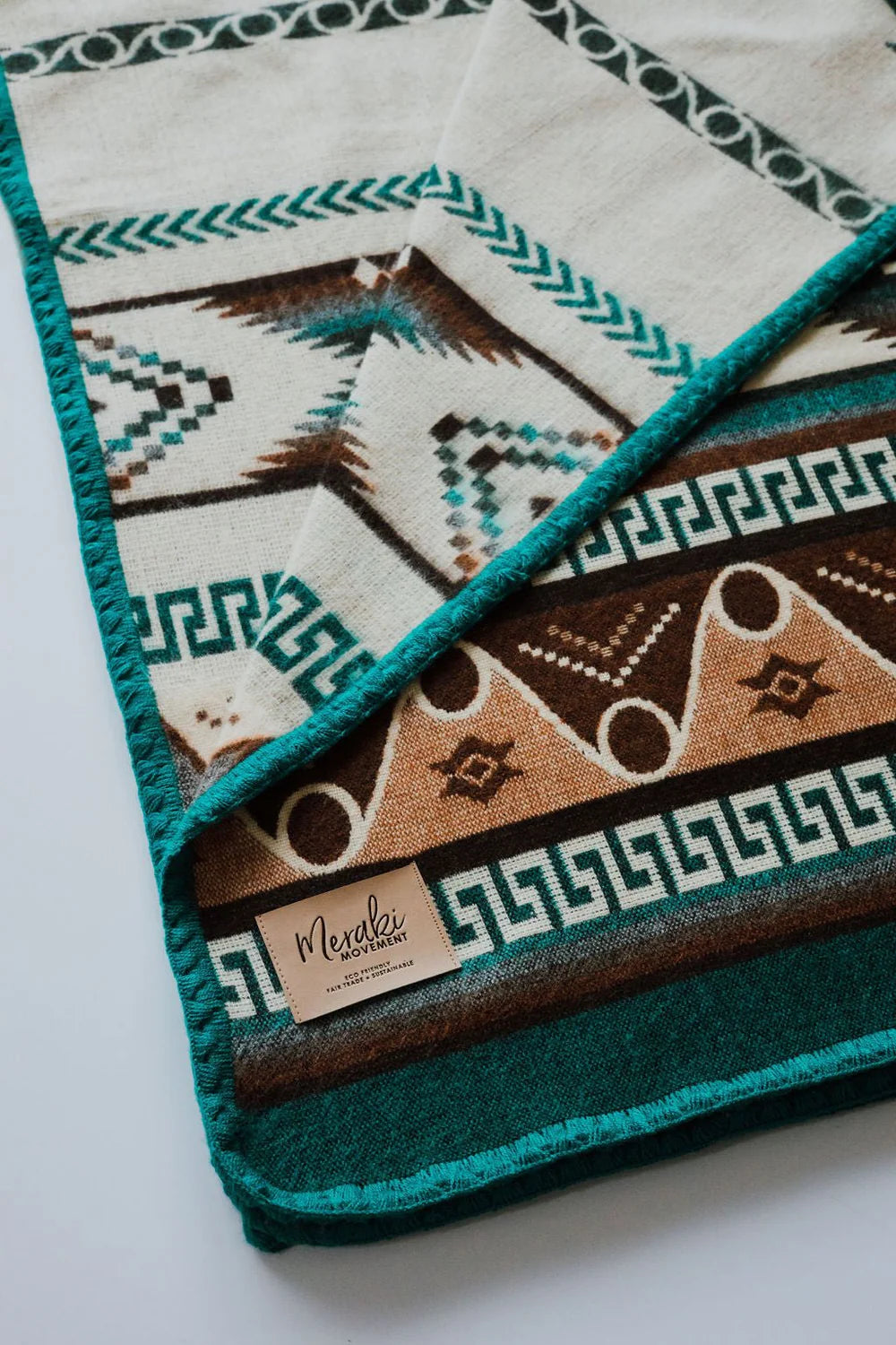 Circles Aztec Alpaca Throw Blanket