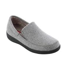 Daniela Grey Wool Slippers