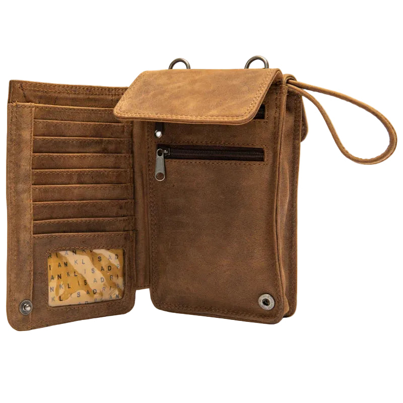 Buffalo Leather Travel Purse – Style 2467
