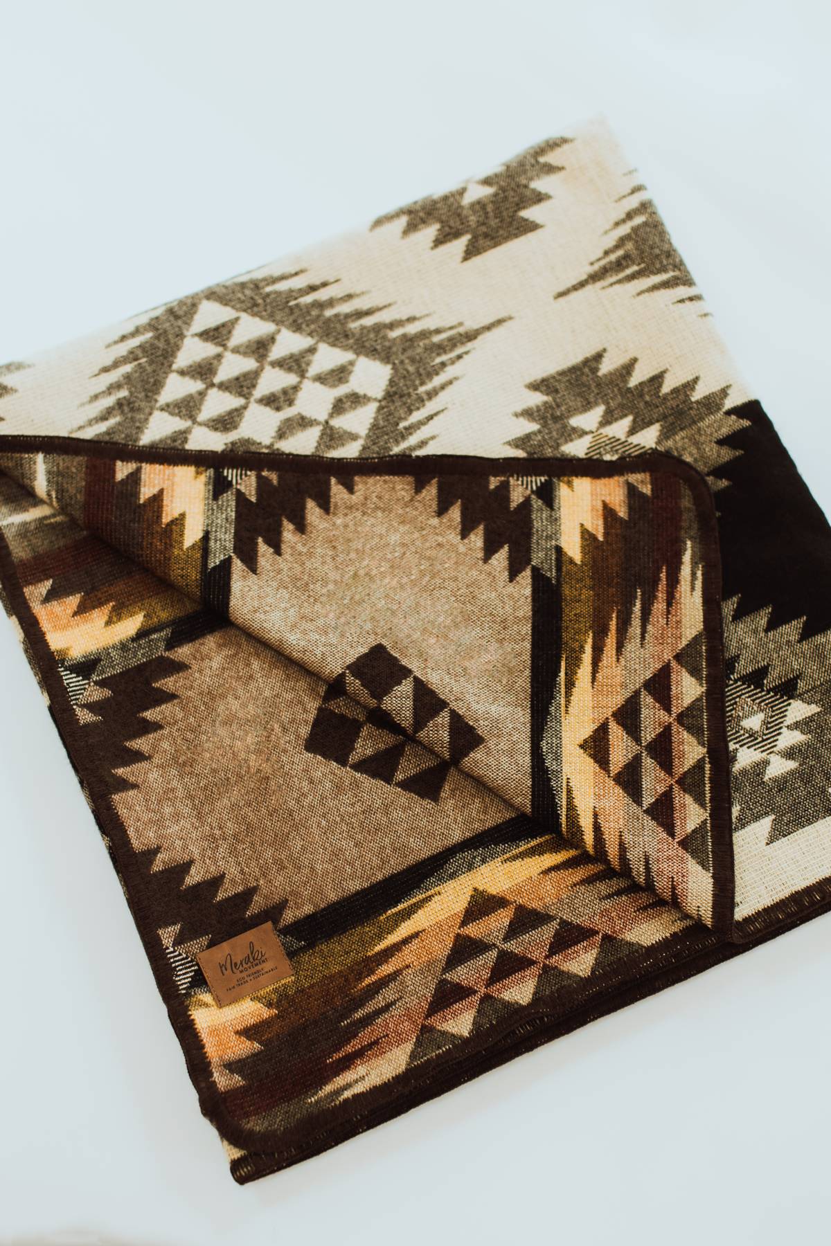 Prairie Sunset Aztec Alpaca Throw Blanket