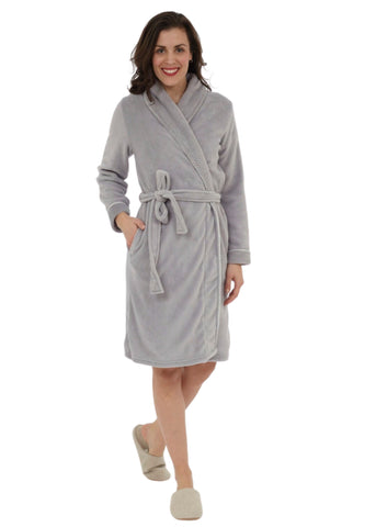 Ladies Robe with Shawl Collar (multiple colors)