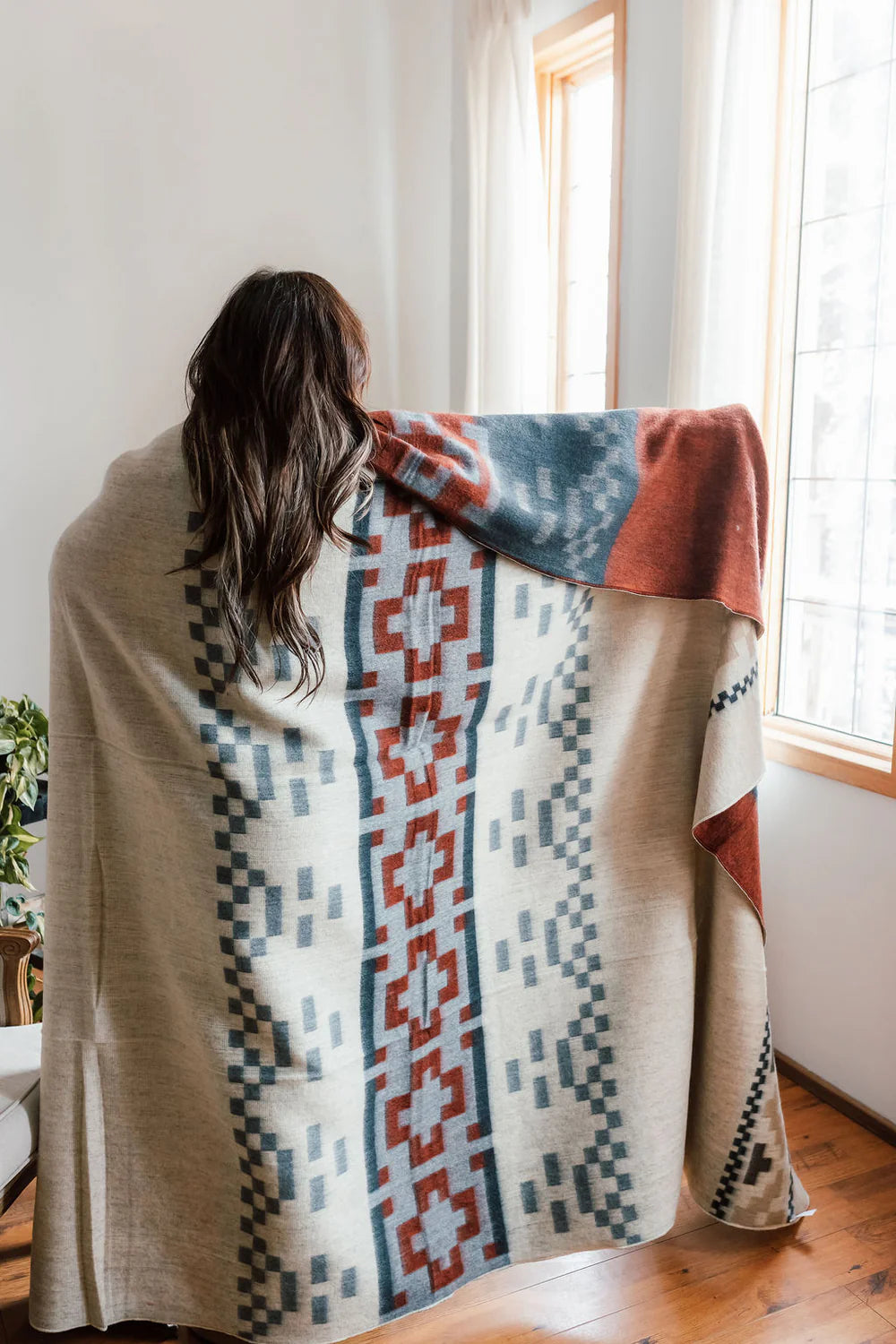 Copper Sand Large Alpaca Blanket
