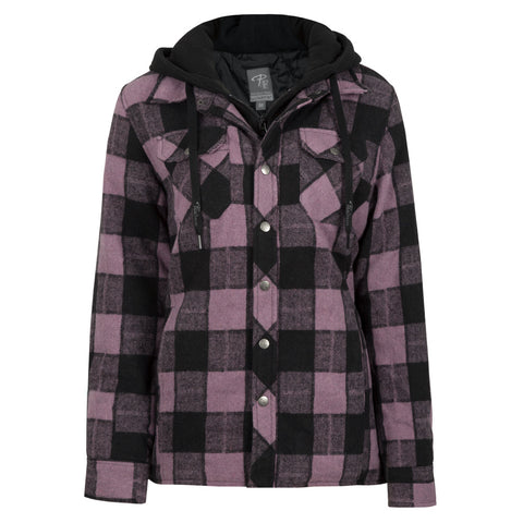 Padded Work Shirt - Mauve/Purple