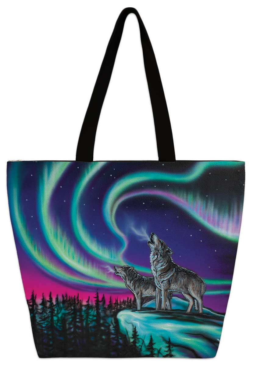 Sky Dance Wolf Song - Tote Bag